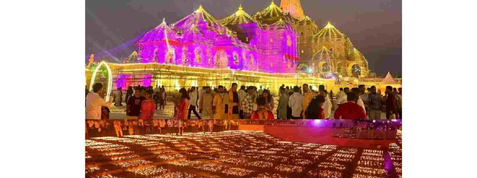 26 இலட்சம் அகல் விளக்குகளை ஏற்றி கின்னஸ் சாதனை